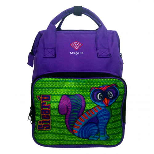 Mochila / Pañalera Alebrije Sicarú